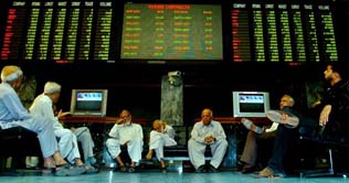 KSE plunges 43 points 